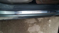 Накладки на пороги Carmos V2 (4 шт, нержавейка) фото 5